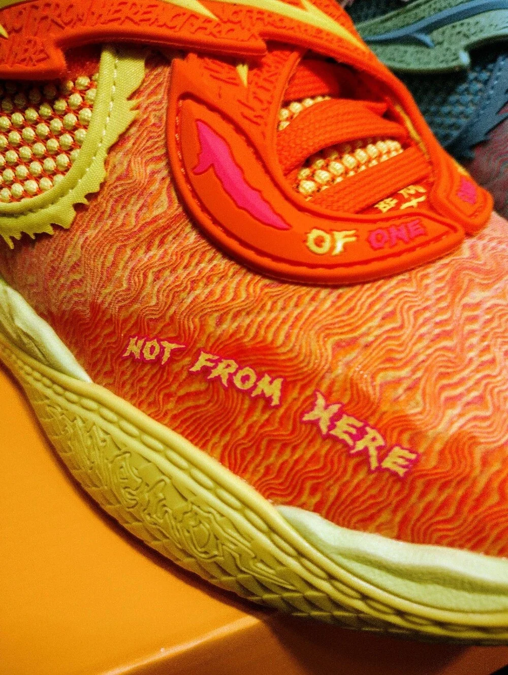 Rick & Morty Puma MB.05 LaMelo Ball Men's Size 9.5 orange/blue basketball Shoes